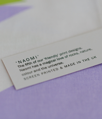 Tea Towel - Naomi - Lilac / Lime